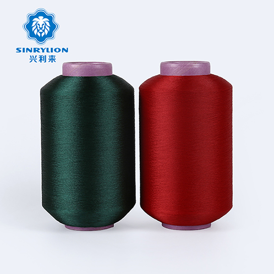 Dope Dyed Polyester Filament Yarn Colors Twisted Polyester Yarn Manufacturer - 0 
