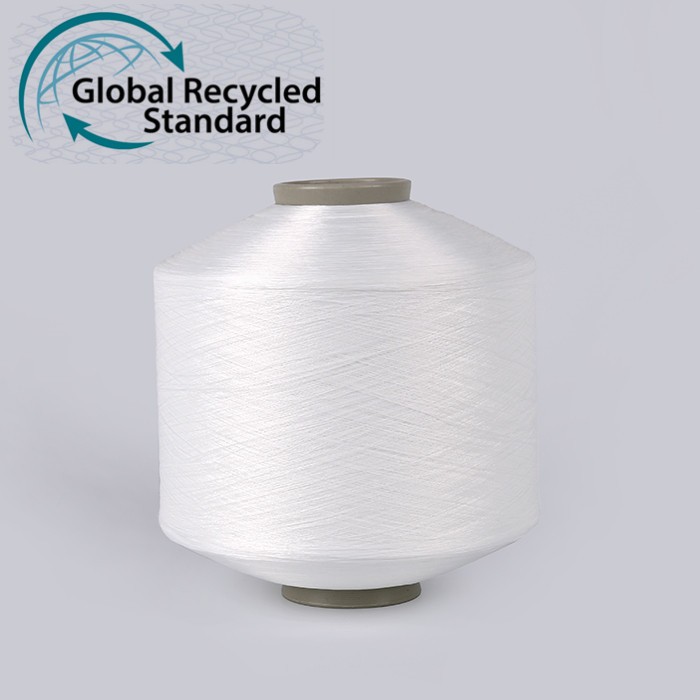 Polyester DTY Recycled Yarn Weft Textured Filament Yarn