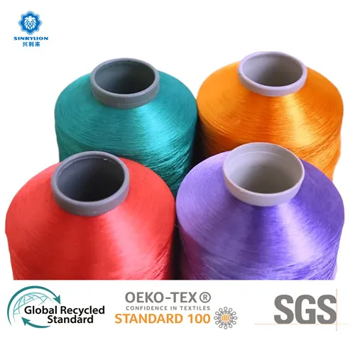 Rpet polyester recycled yarn