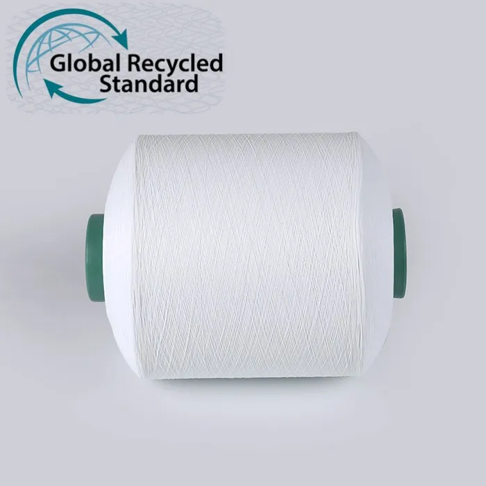 100% Recycled Polyester Yarn Manufacturer Recycled Pet Yarn FDY 50D/600TPM