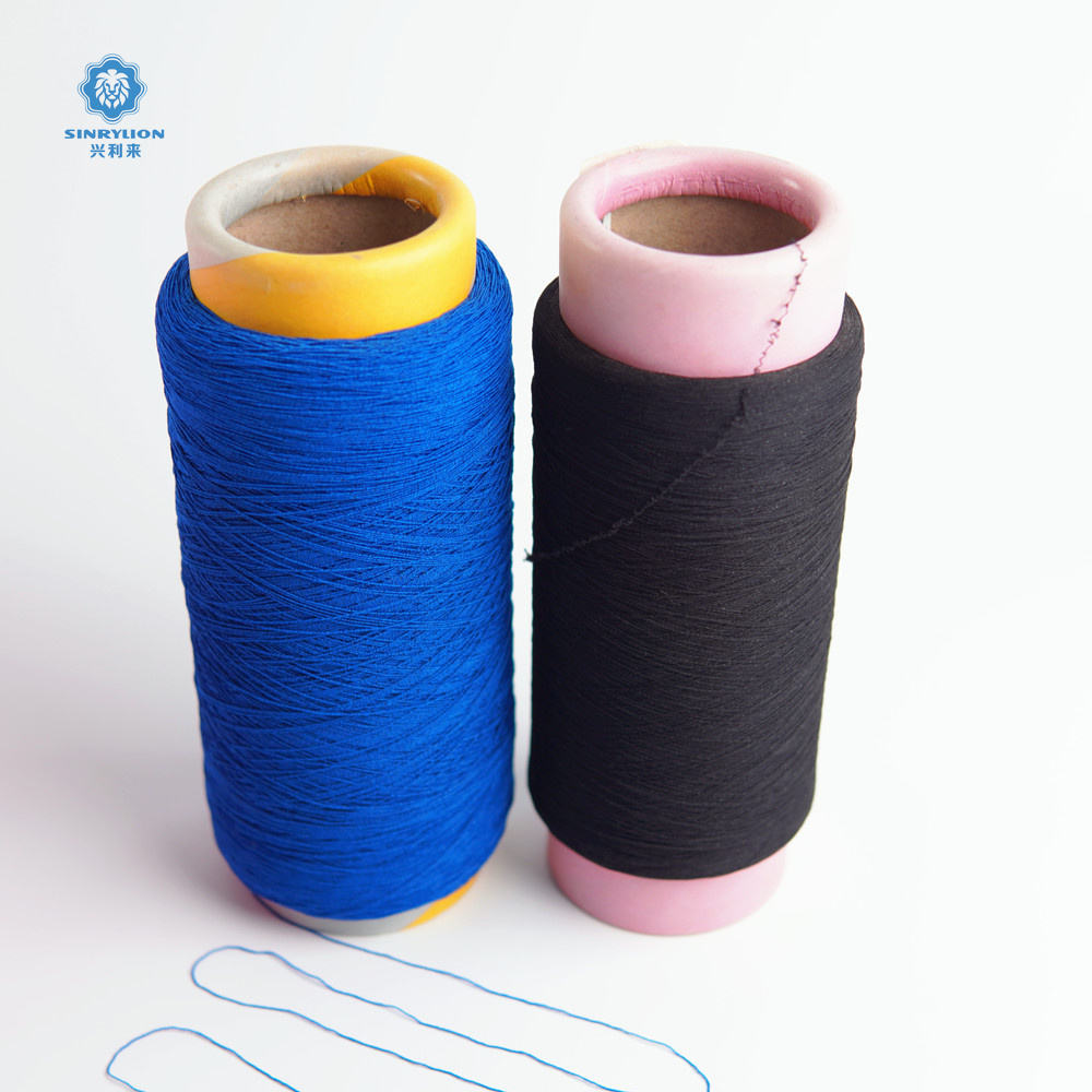 Supply Covering Yarn Polyester DTY 150D and Spandex 210D