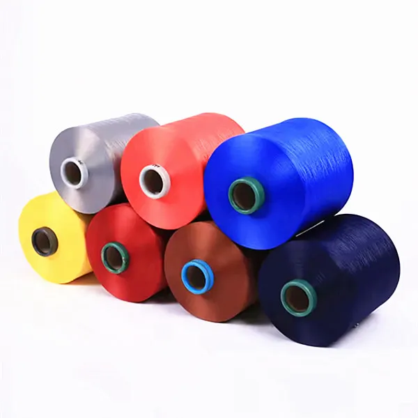 Twisted Color Dope Dyed Polyester Filament Yarn