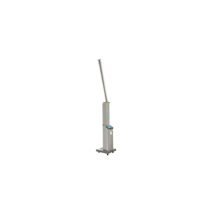 Double-tube Stainless Steel UV Lamp Trolley With Infrared Sensing