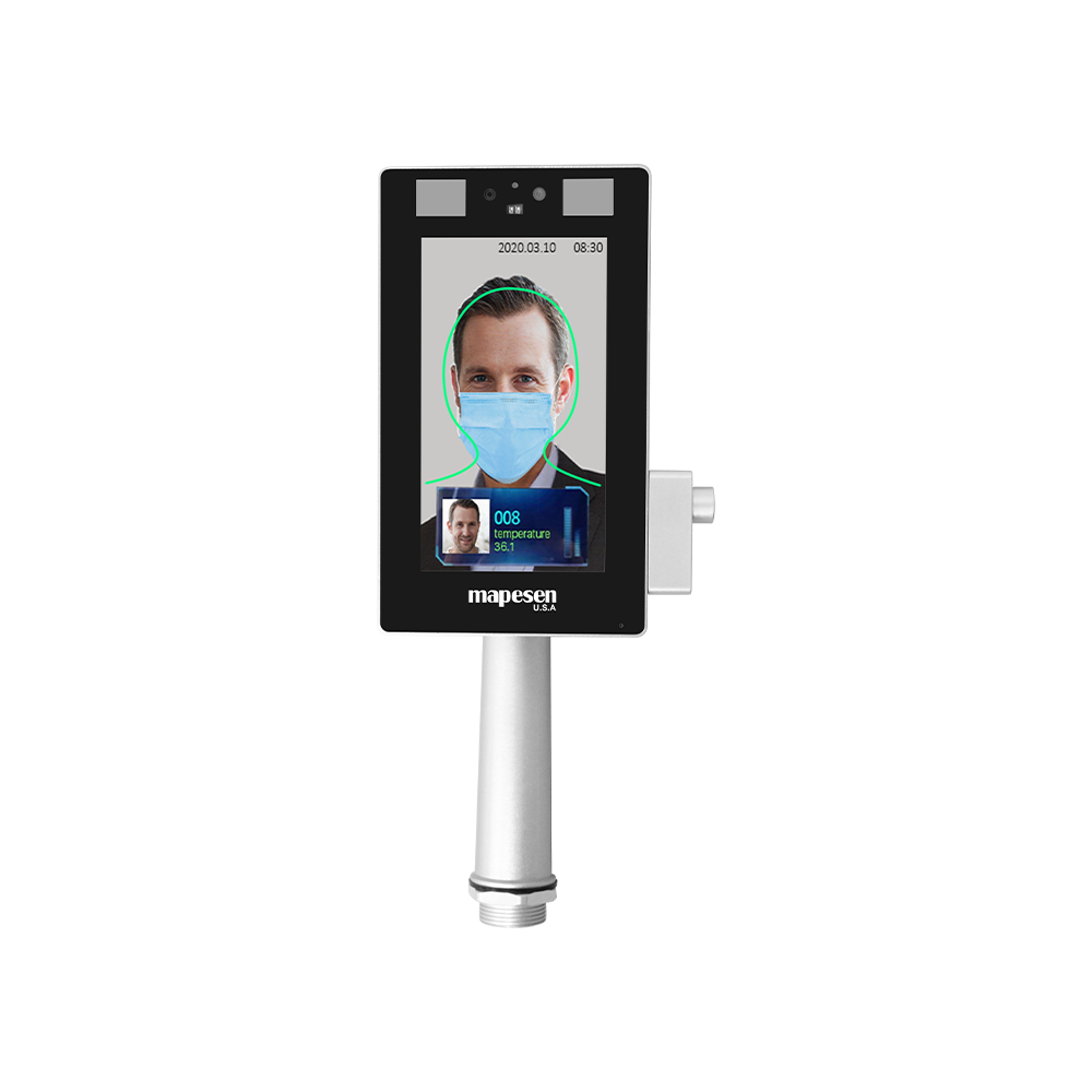 Intelligent Face Recognition Camera Connecting Door Access Control System Wrist Temperature Thermal Scanner