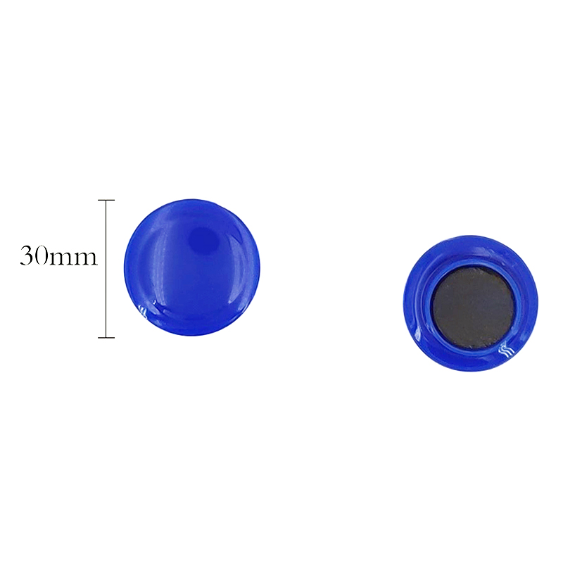 30mm Round Solid Color Magnet - 2 