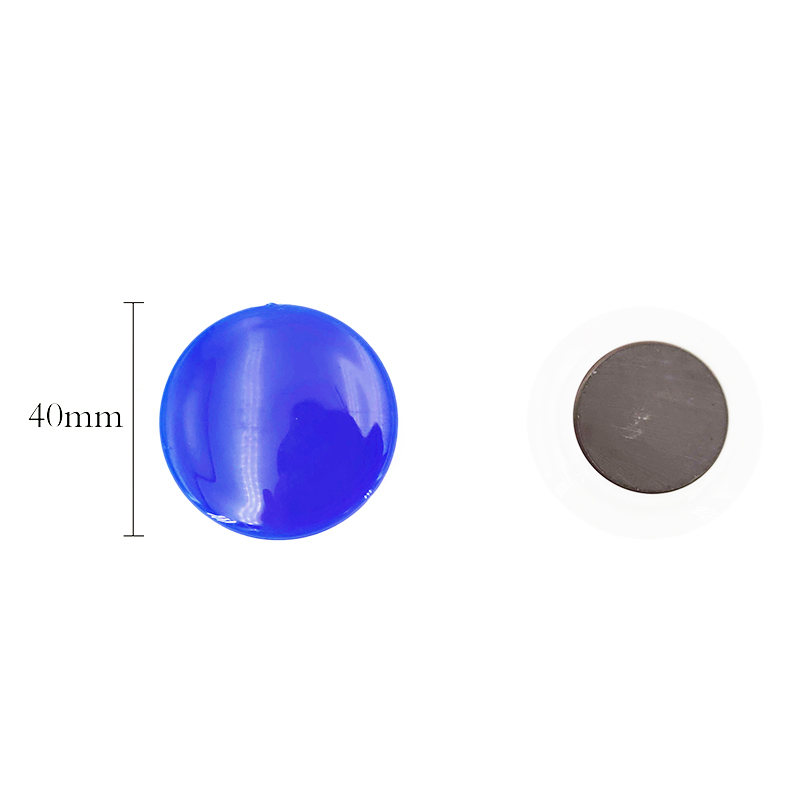 40mm Round Solid Color Magnet - 2 