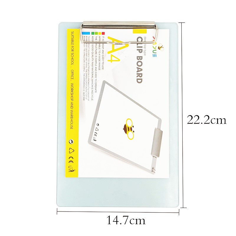 Clear A5 Plastic Clipboard - 2