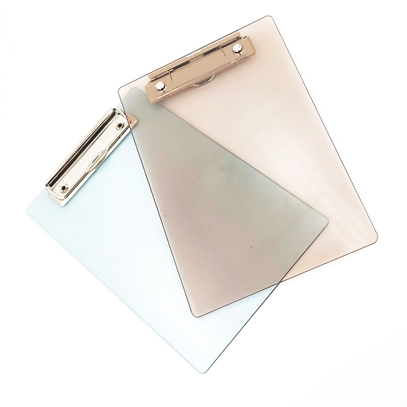 Clear A5 Plastic Clipboard - 4