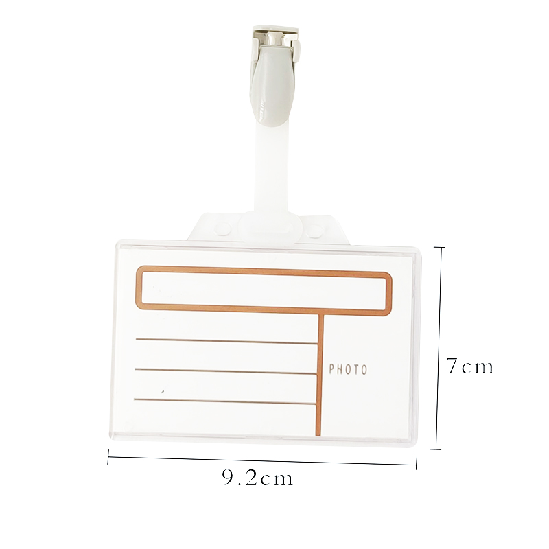 Clear Injection Moulding Name Badge - 2