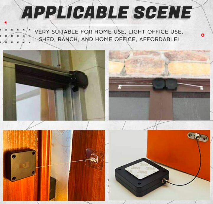 Sel Closing Door Automatically Sensor Door Closer with Drawstring