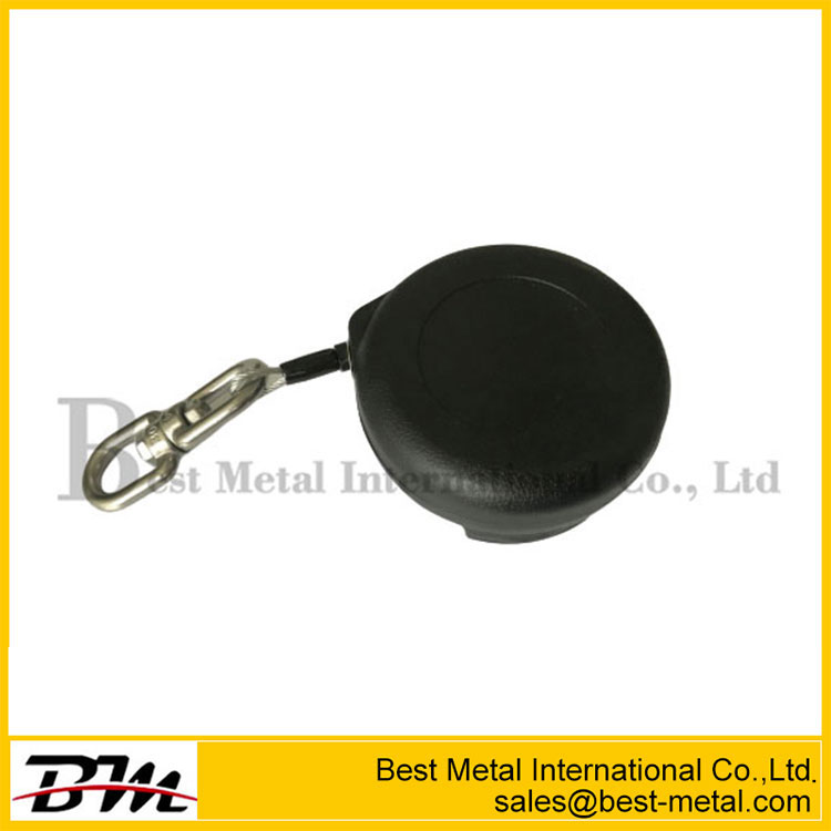 Stainless Steel Cord Retractable Tool Lanyard For Construction Safety Equipment