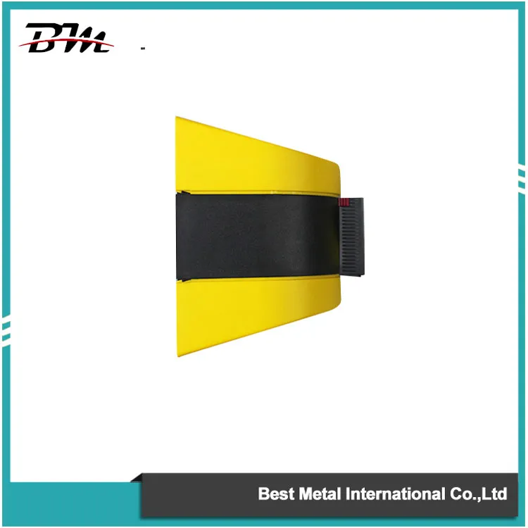 Magnetic Wall Mounted Retractable Belt Barrier For Warehouse