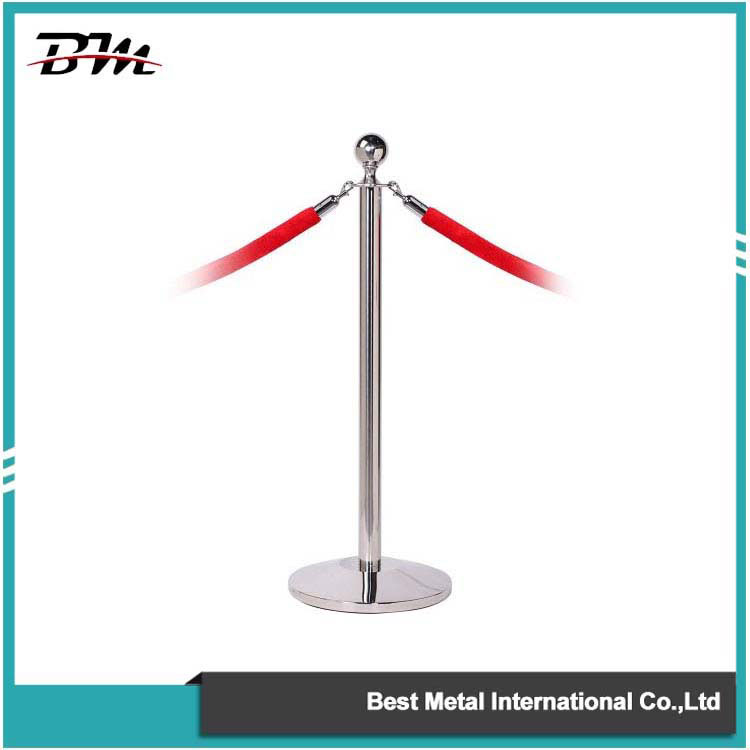 Chrome Rope Stanchion - 9