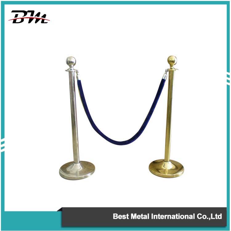 Chrome Rope Stanchion - 1