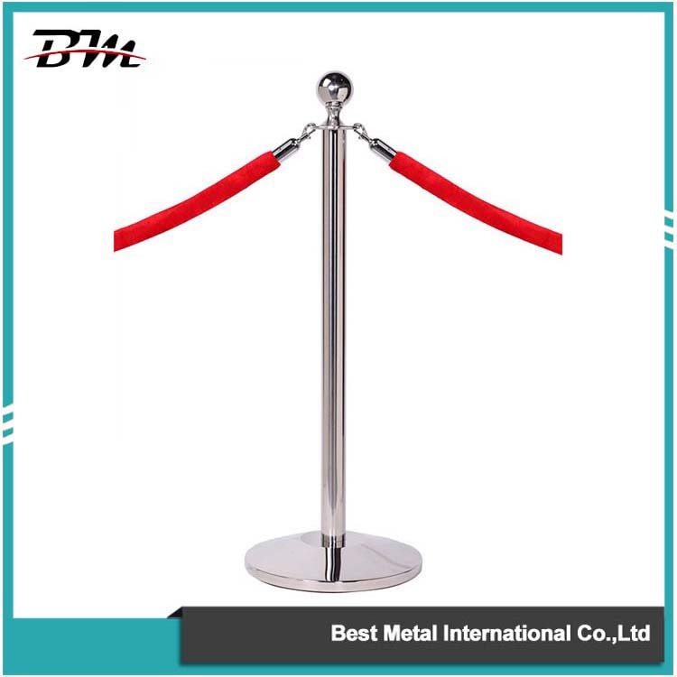 Chrome Rope Stanchion - 7
