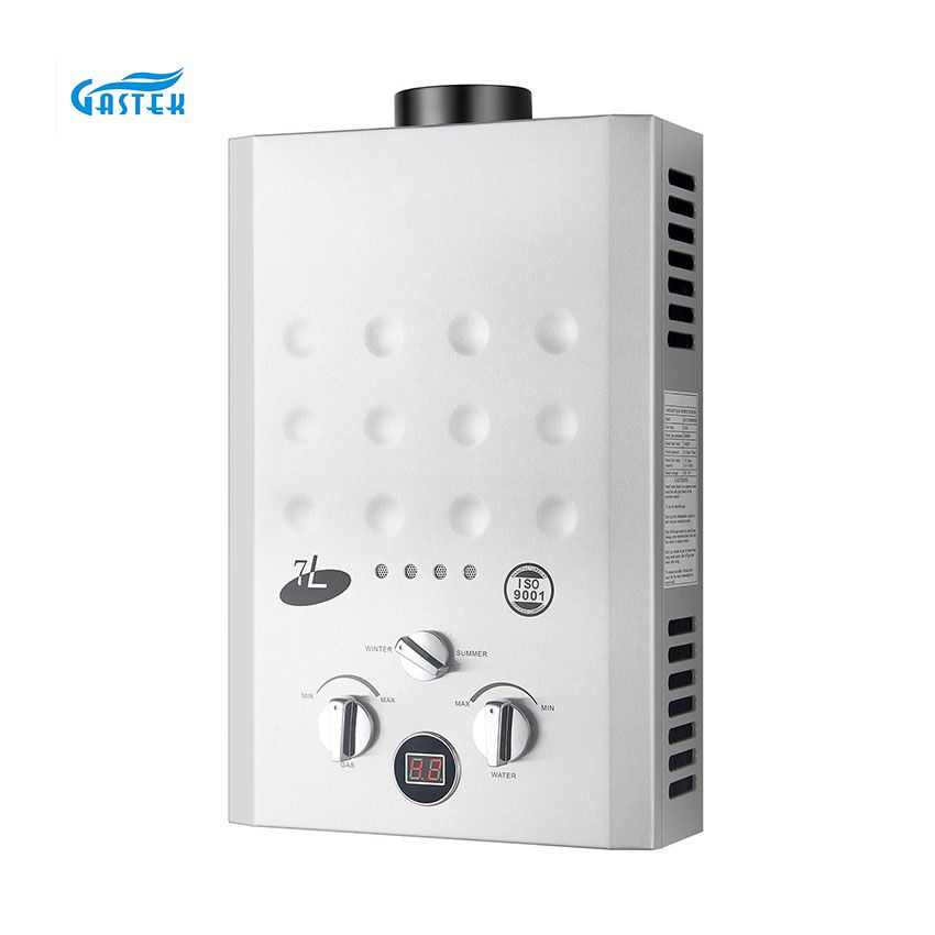 Buy Chiness Gas Water Heater Cheap Price Good Quality Home Appliance Flue Type Shower LPG Natural Instant Gas Water Heater Install in Bathroom
