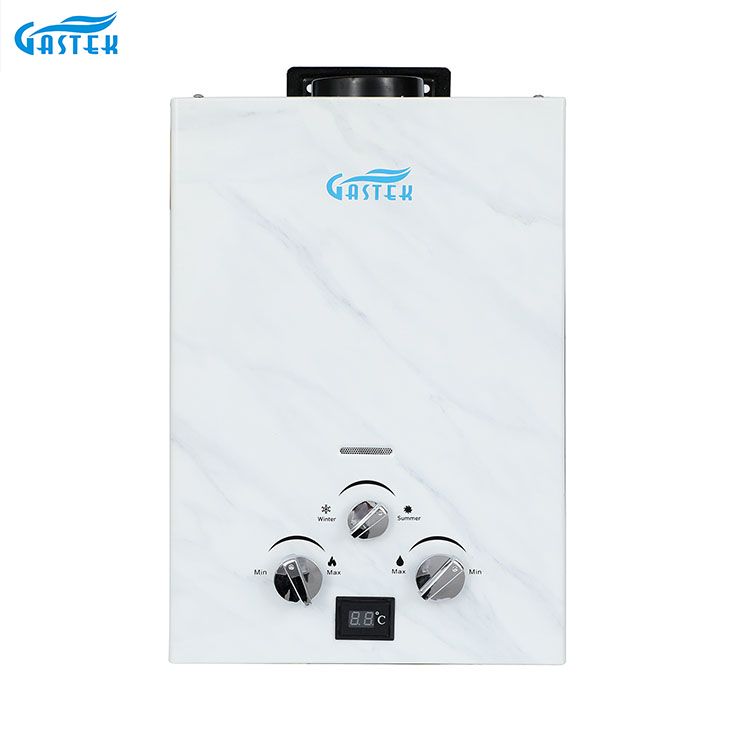 Buy Gas Water Heater Cheap Price Good Quality Home Appliance Flue Type Shower LPG Instant Gas Water Heater Install in Bathroom