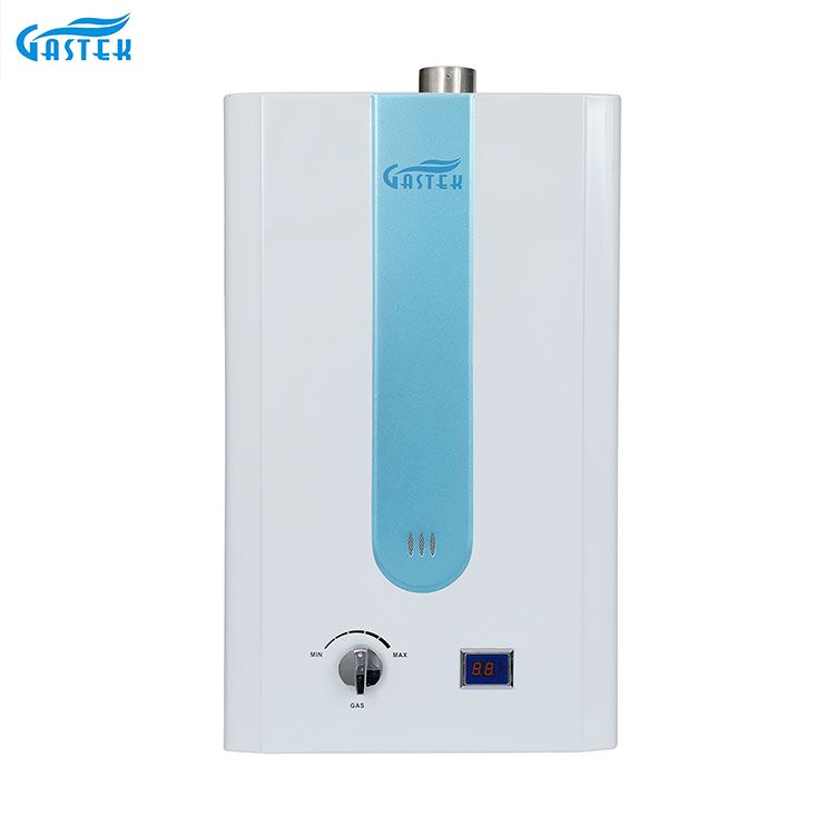 China Gas Water Heater Manufacture Cheap Price High Quality Home Appliance Flue Type Shower LPG Gas Water Heater Install in Bathroom