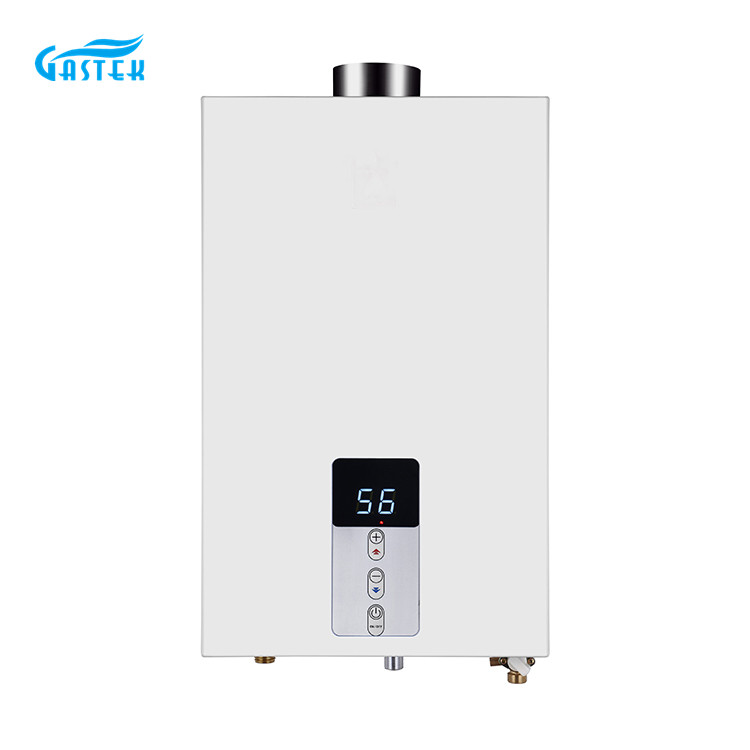 लगातार तापमान पंखा मजबूर प्रकार गैस वॉटर हीटर