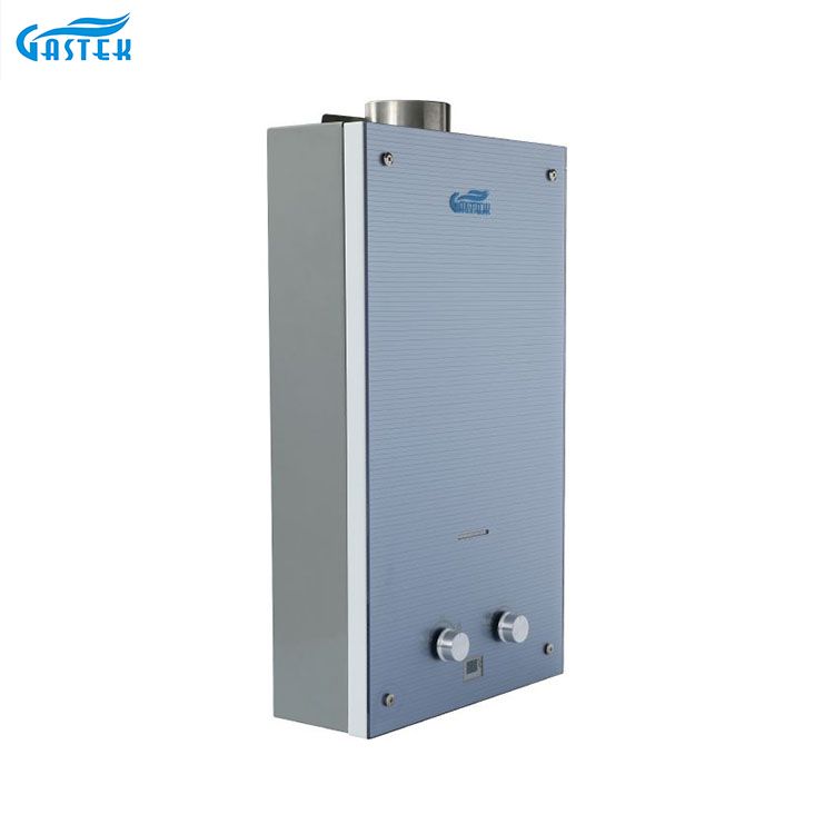Home Appliance Customized Glass Panel Best Price Good Quality Flue Type Wall Mounted Gas Water Heater