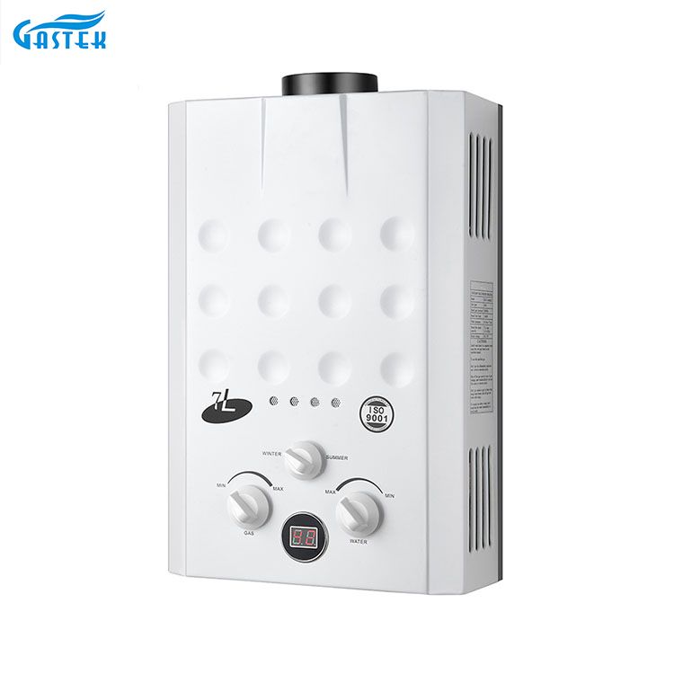 Flue Type Shower LPG Instant Gas Water Heater Install in Bathroom