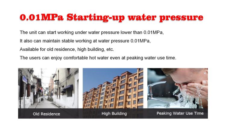 Balanced Type Turbo Constant Temperature Hot Shower LPG Boiler Forced Exhaust Gas Water Heater