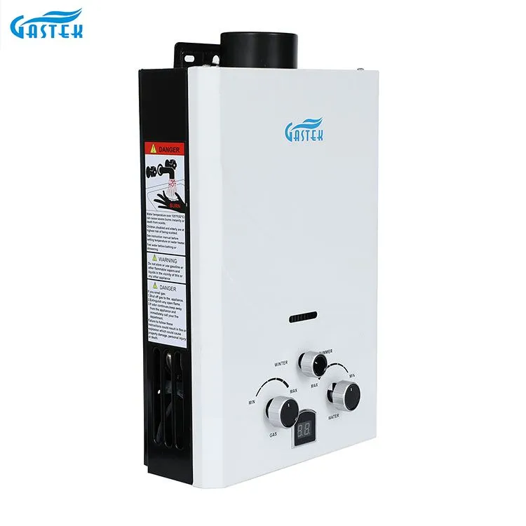 Portable Boiler Home Appliance Wall Mounted Flue Type Shower LPG Gas Water Heater kanggo Kamar Mandi