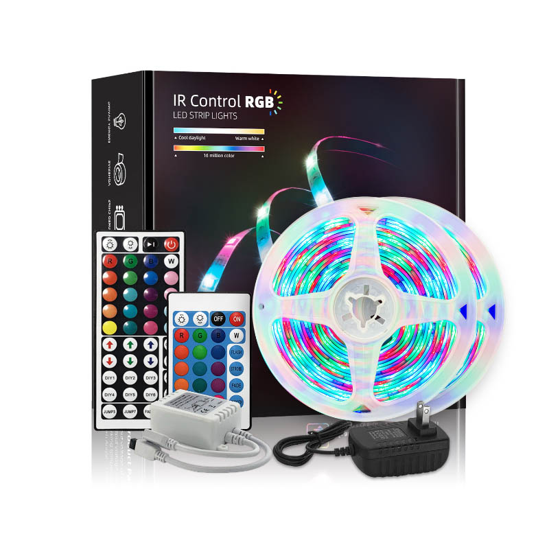 RGB 2835 Smd Led Strip Light 54 Leds Per Meter with 24 or 44 Keys Remote Control