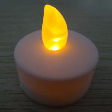 Bougie chauffe-plat LED sans flamme scintillante - 1 