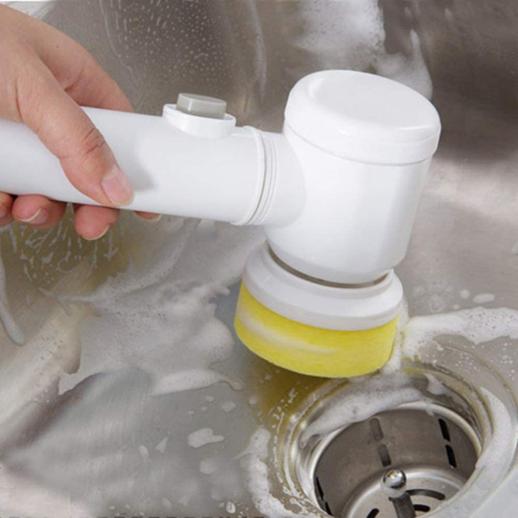 Hot Sales 5 in 1 Magic Cleaning Brush for Kitchen Bathroom Tub Shower Tile Carpet Bidet Sofa - 4 