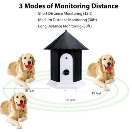 Outdoor Pet Anti Barking Control Device Ultrasonic Dog Bark Deterrent
