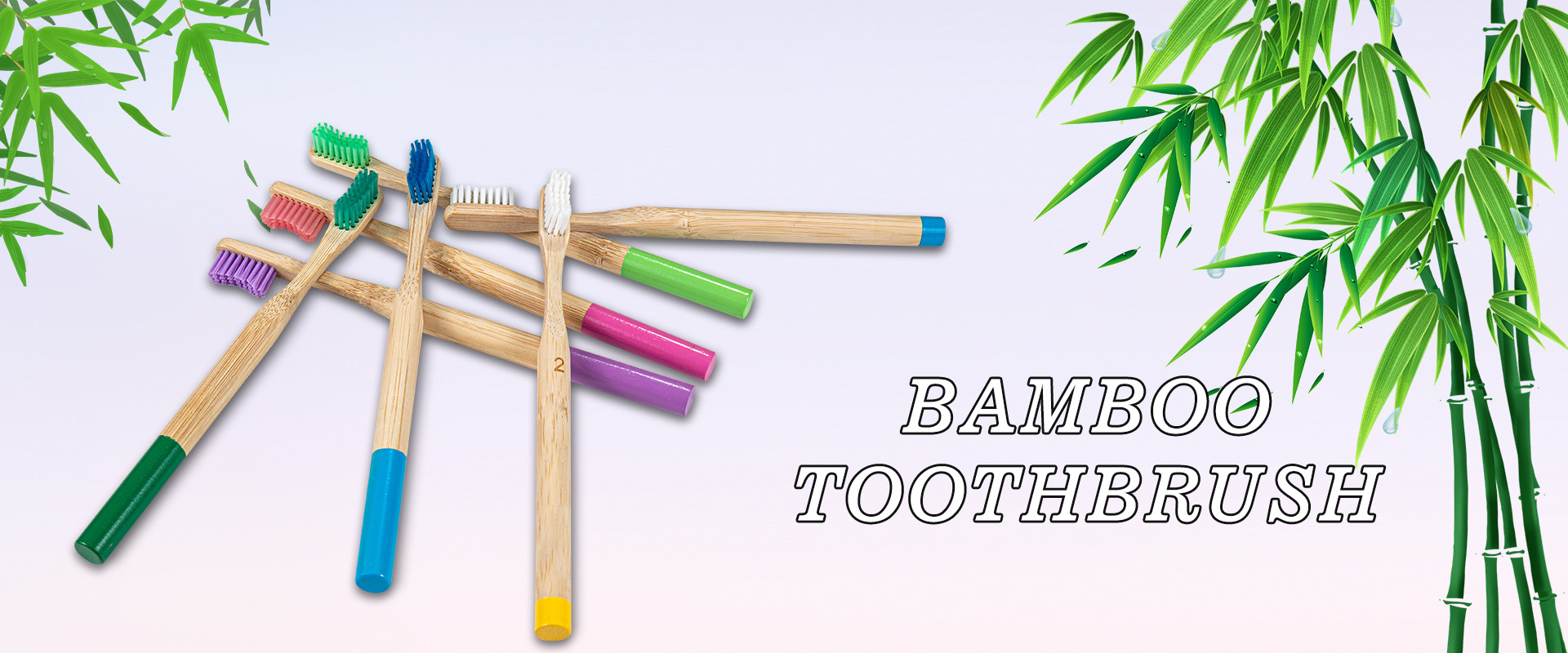 Bambuko dantų šepetėlis
