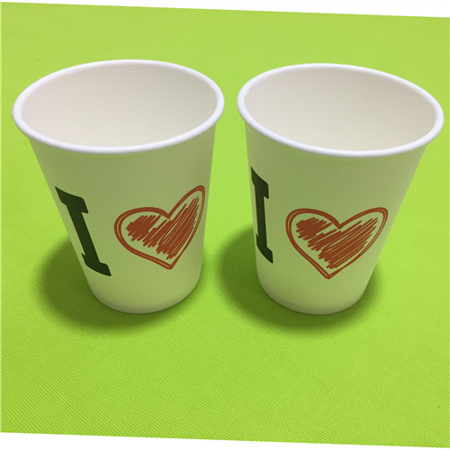 Green paper cups replace mineral water bottles