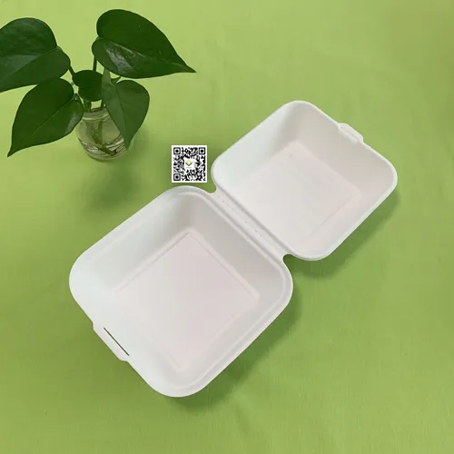 New sugarcane bagasse clamshell boxes