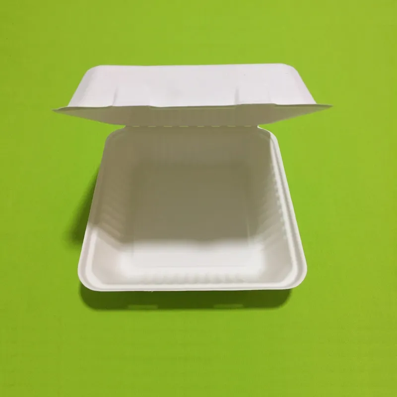 Disposable eco friendly paper lunch boxes are the first choice to replace disposable plastic lunch boxes