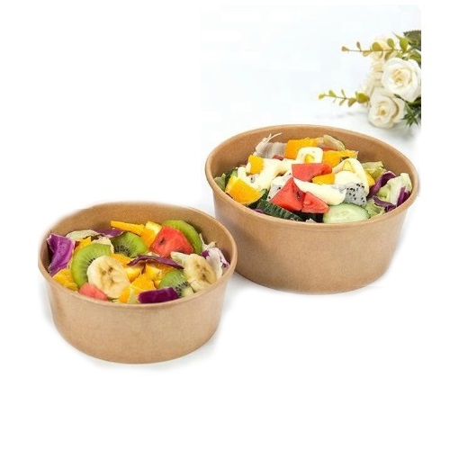 48 oz kraft bowls with lid