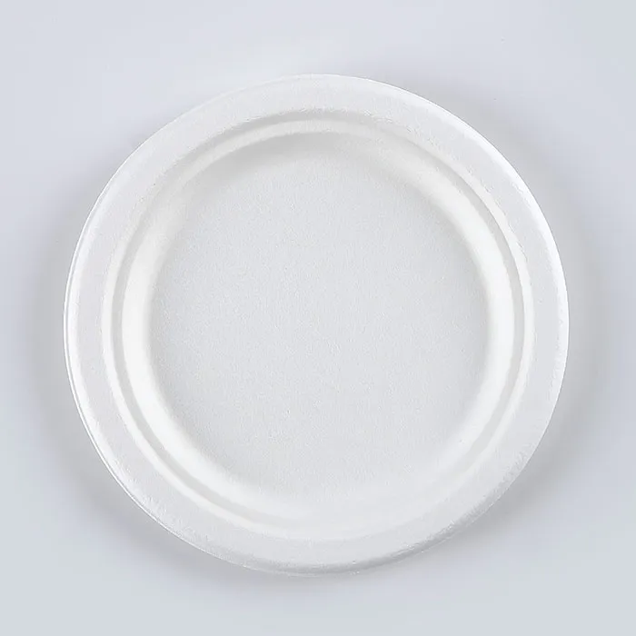 6.75 inch bagasse round plate