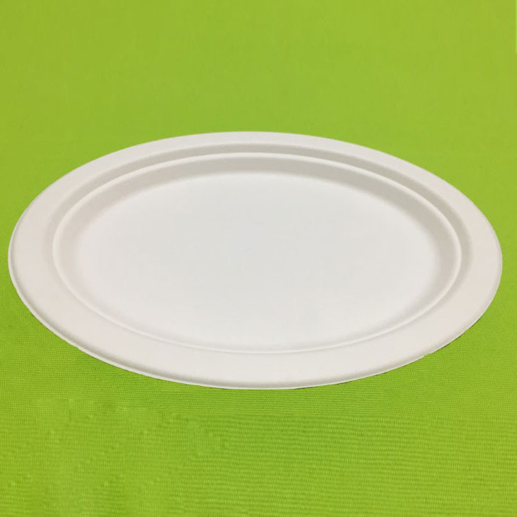 Biodegradable Dan Komposable Plat Oval Kecil