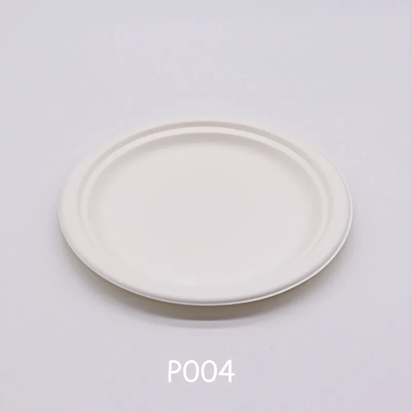 Disposable 6 inch Bagasse Pulp Plate