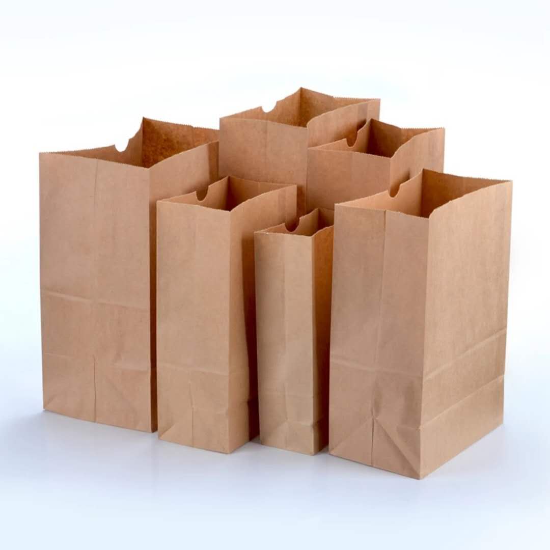Flat Bottom Bread Paper Bags