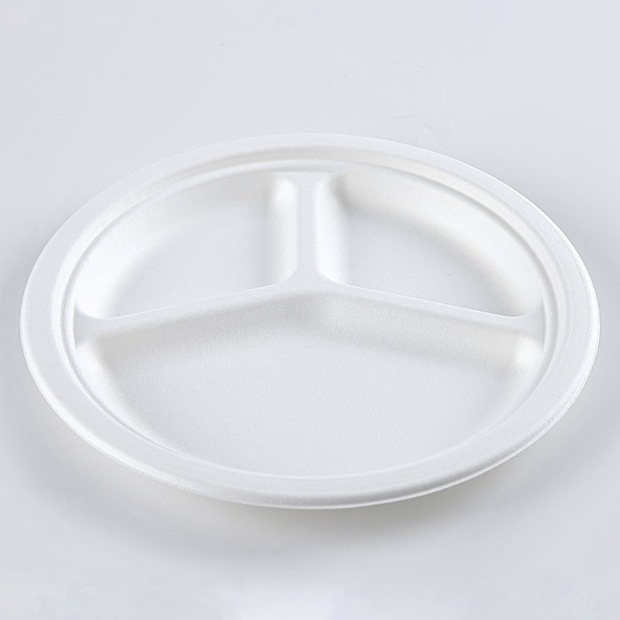 Hot Selling Disposable Fiber Round Bagasse Plate