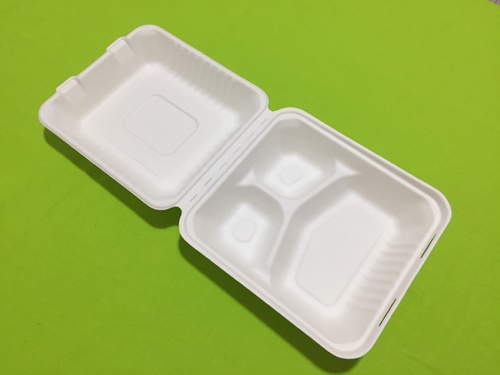 Disposable eco friendly paper lunch boxes