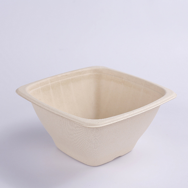 bagasse square bowl