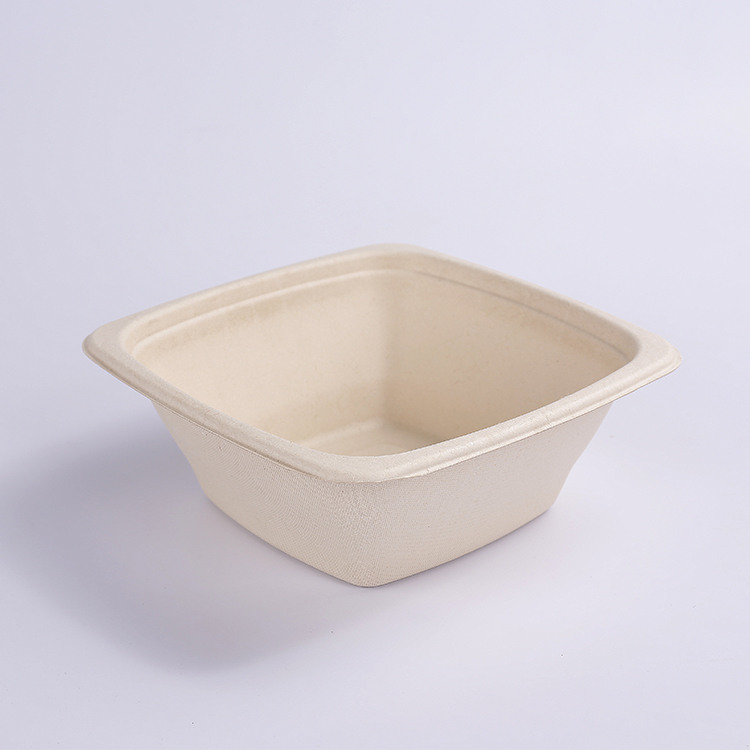 bagasse square bowl