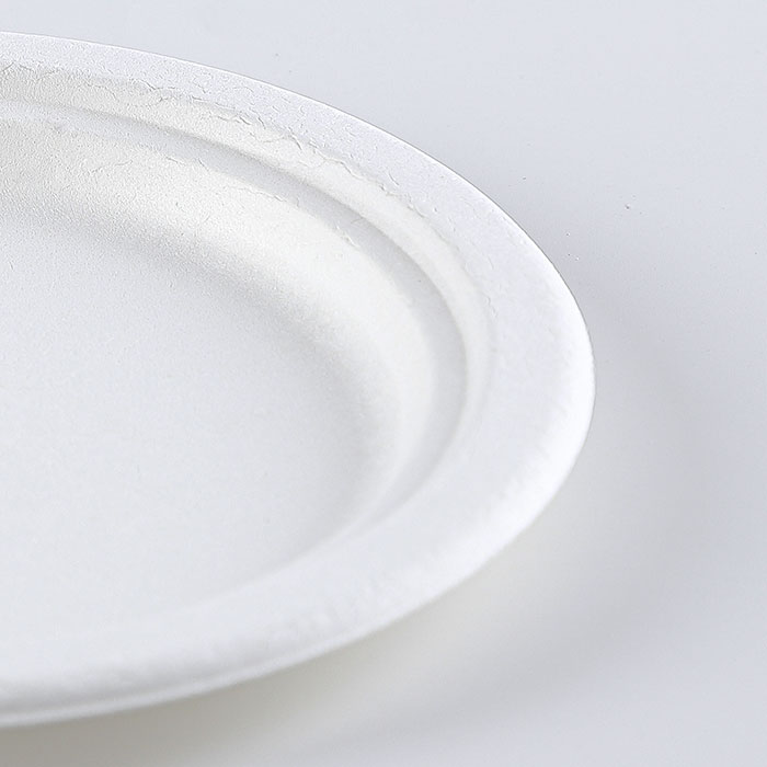 6.75 inch bagasse round plate