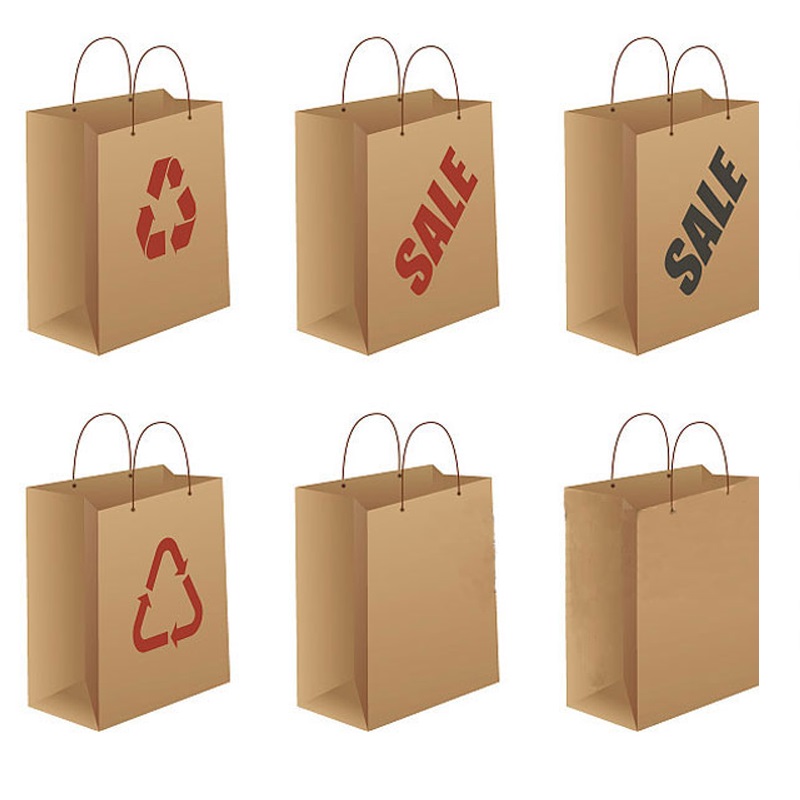 Kraft Paper Bag For Shopping Store