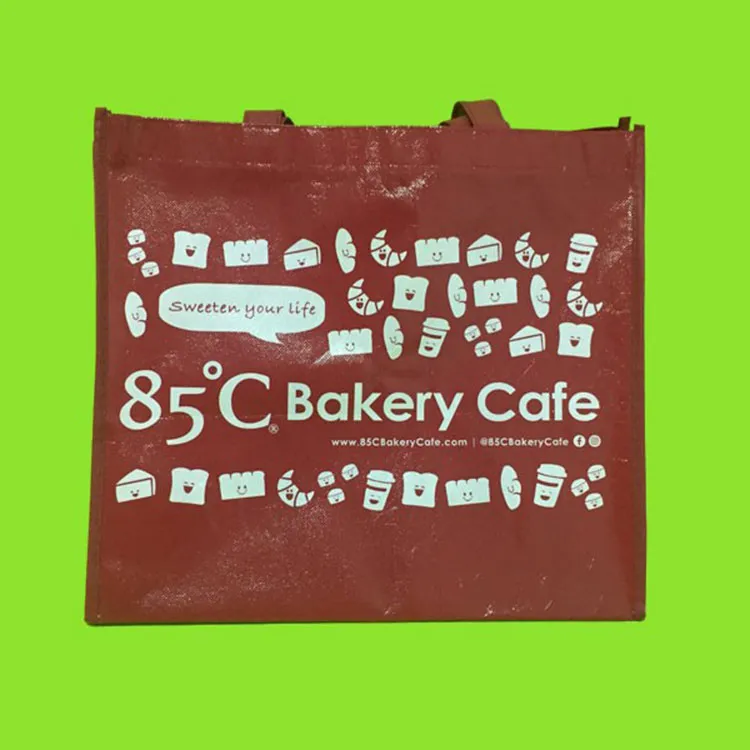 Non Woven Shopping Bags With Coated Film Outside