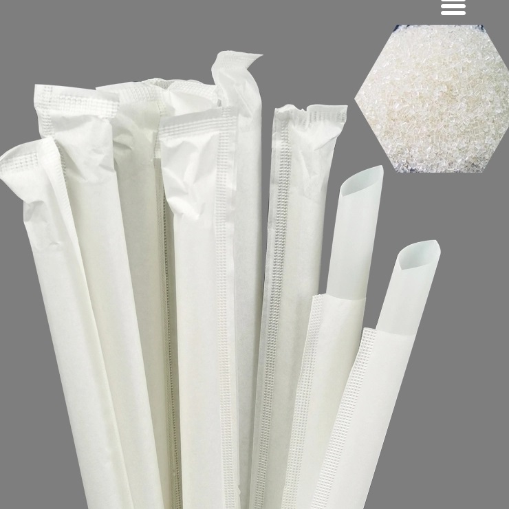 PLA Straws for Hot and Cold Drink Bio PLA Straw