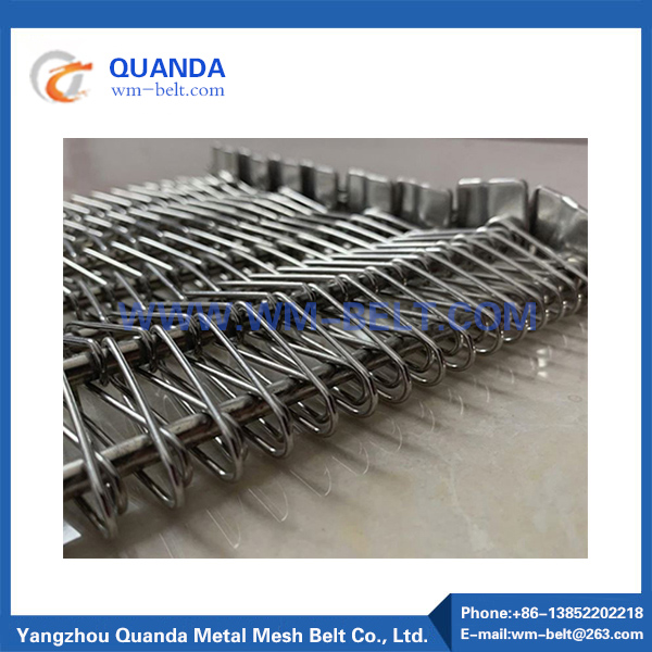Stainless Steel Plate Belt Inclined Conveyor
