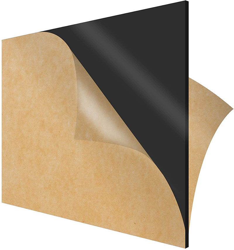 Wytłaczany arkusz akrylowy w kolorze czarnym